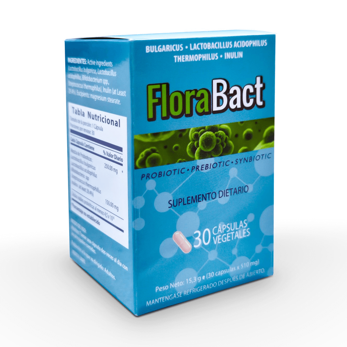 FloraBact - 30 Capsulas