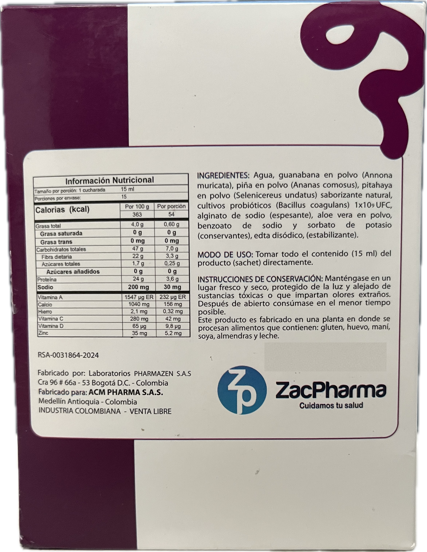 Branaloe Sachet 15 ml