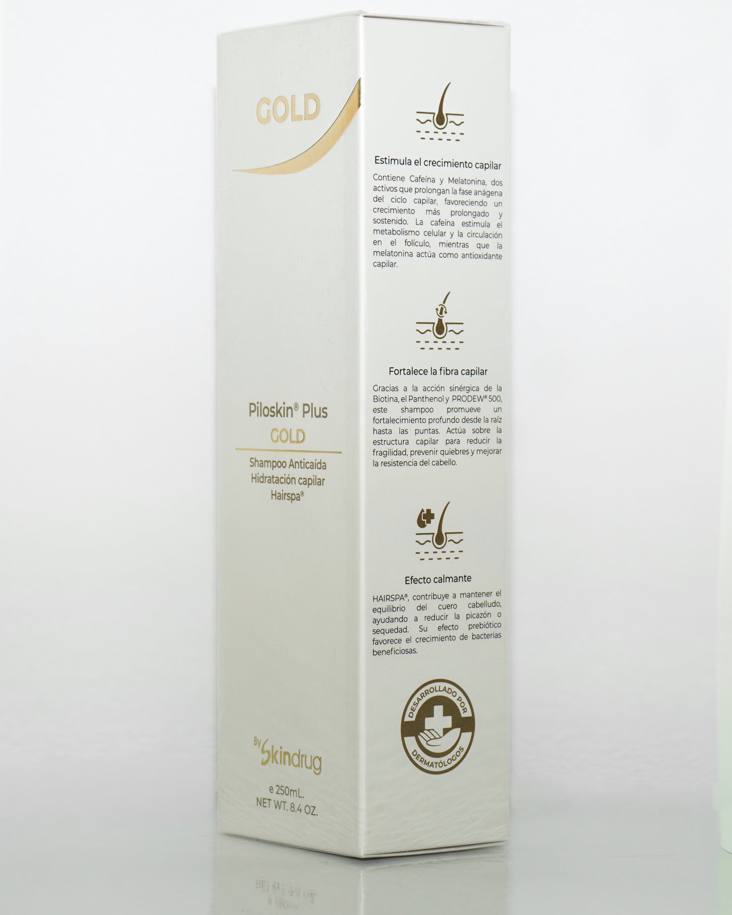 Piloskin Plus Gold Anticaída x 250 ml