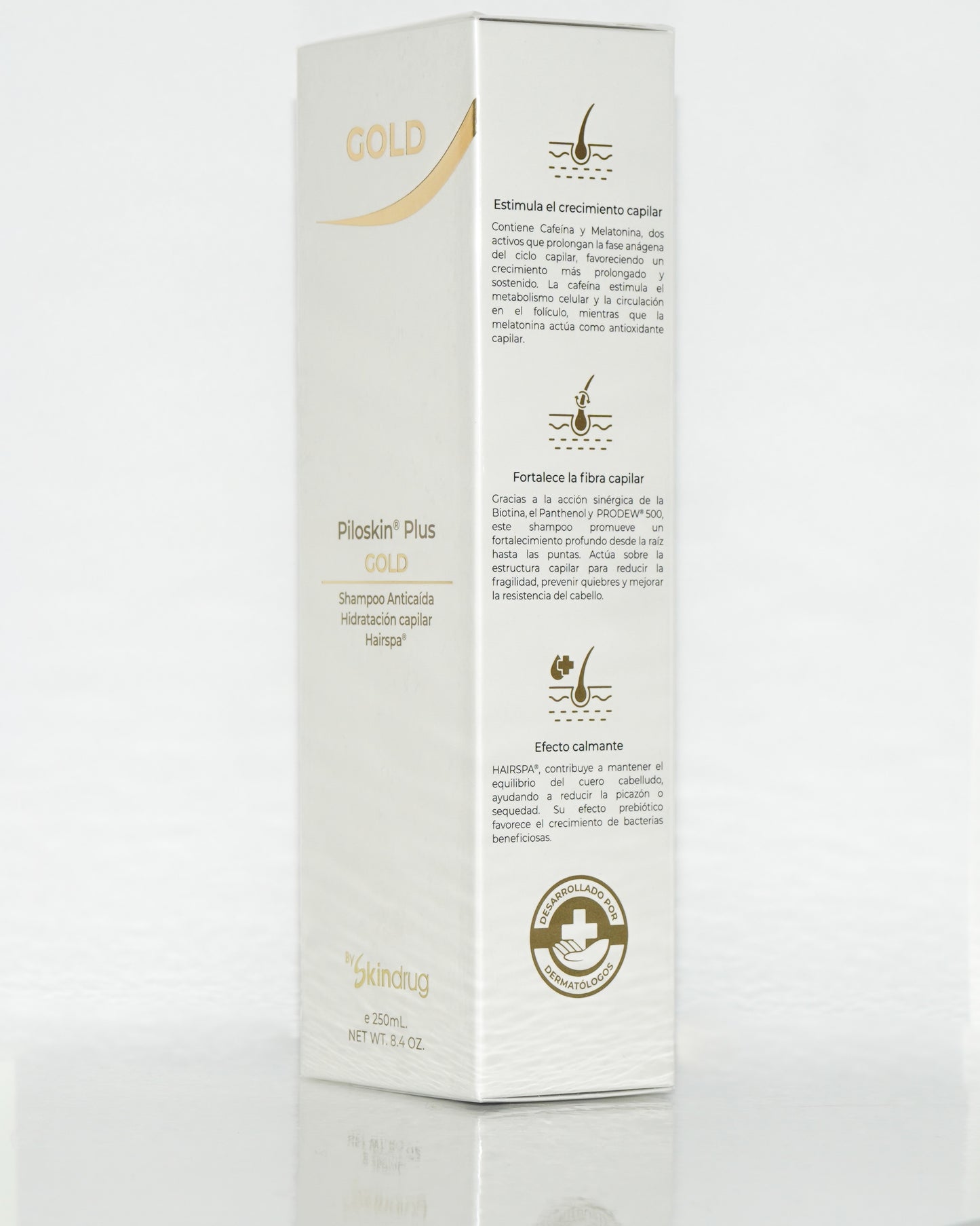 Piloskin Plus Gold Anticaída x 250 ml