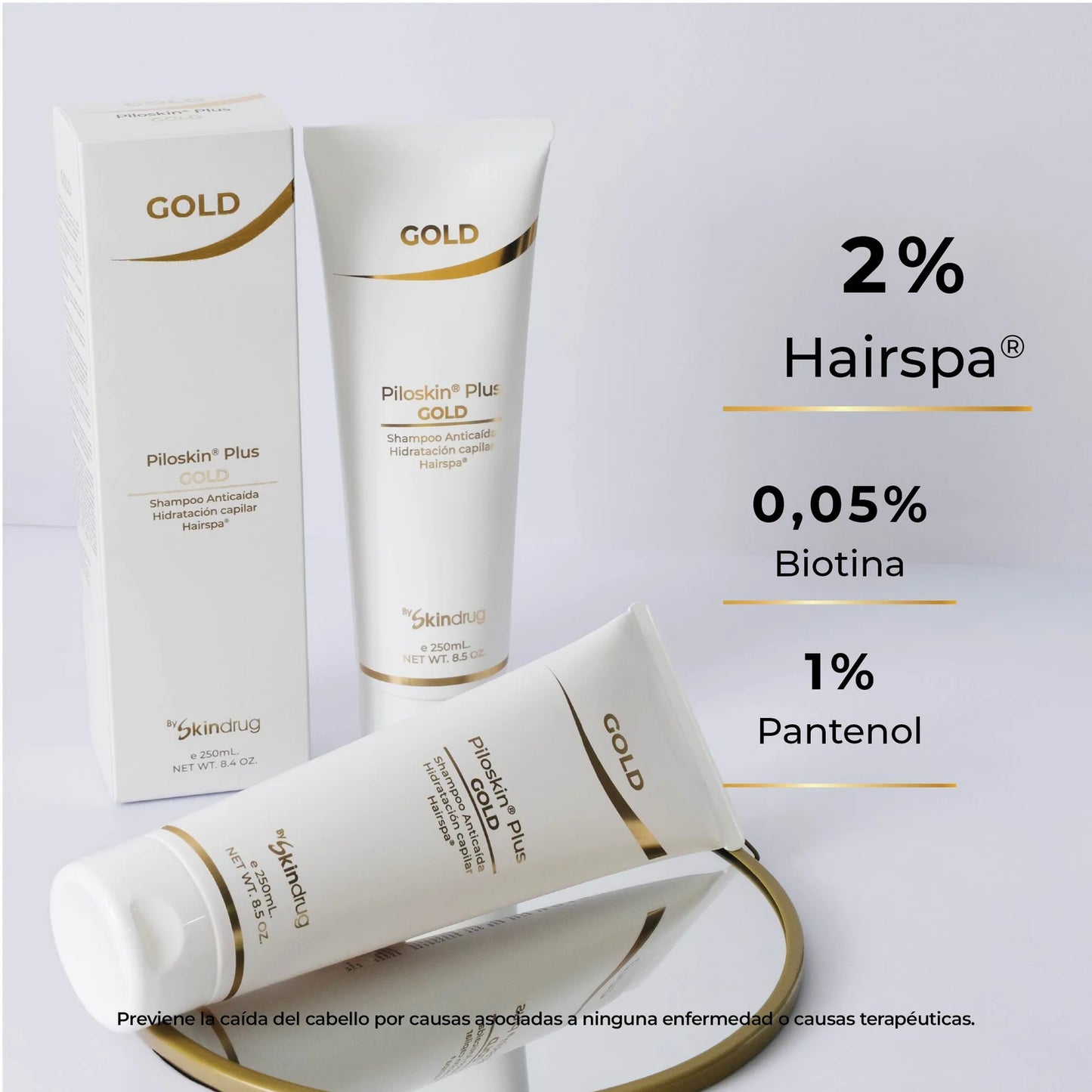 Piloskin Plus Gold Anticaída x 250 ml
