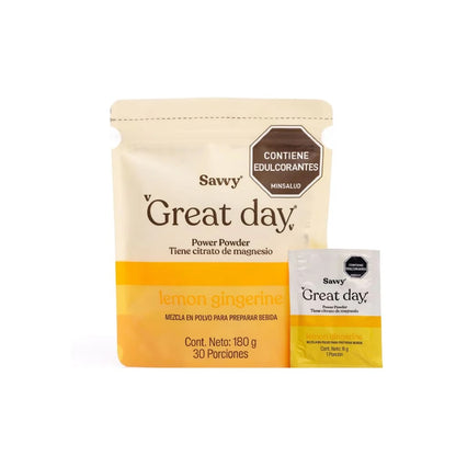 Citrato De Magnesio 180 G: Savvy Great Day (Coco, Rosada, Gingerine)