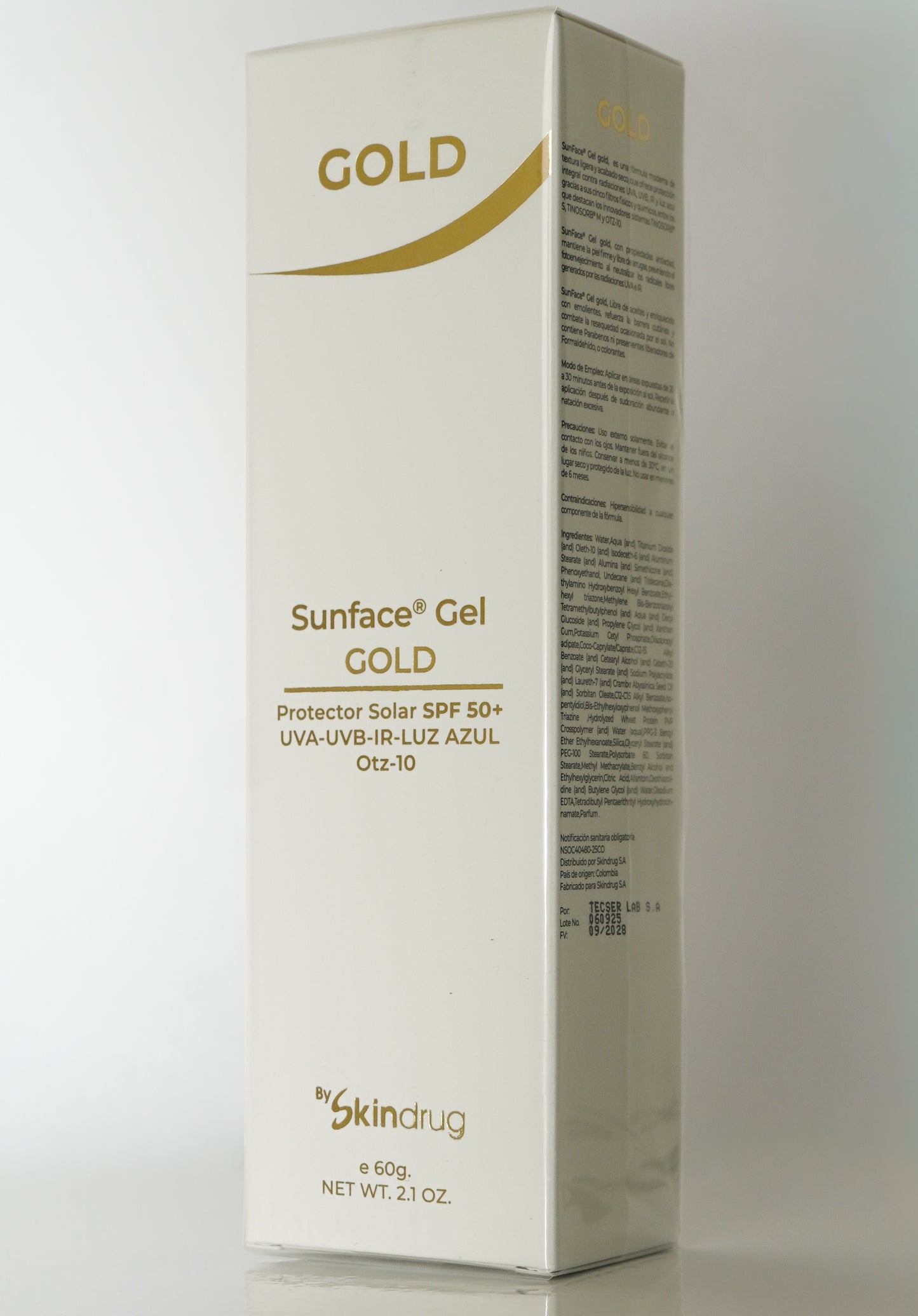 SunFace Gel Gold x 60 gr