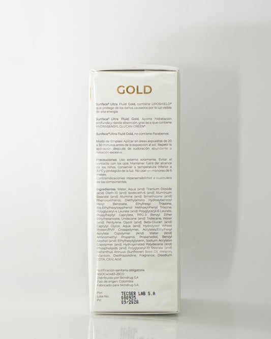 SunFace Ultra Fluid Gold x 60 gr