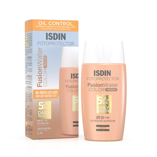 Fotoprotector Isdin Fusion Water (Blanco, Color, Urban) SPF 50+