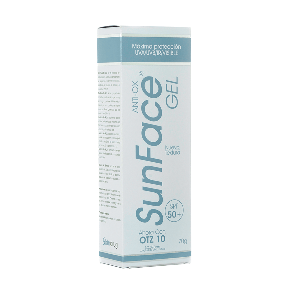 SunFace Gel SPF 50+