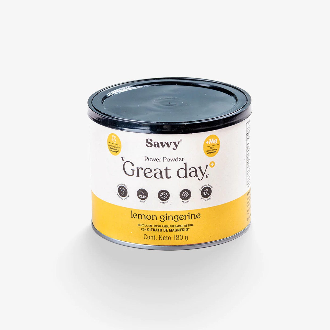 Citrato De Magnesio 180 G: Savvy Great Day (Coco, Rosada, Gingerine)